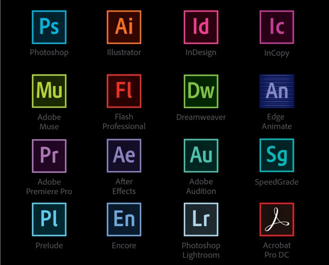 Adobe apps