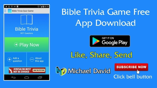 Bible Trivia Quiz bible app