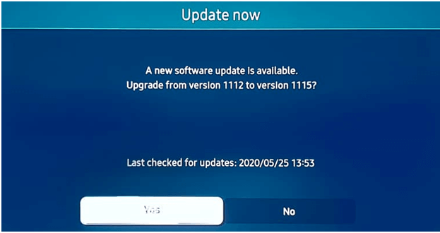 How to update the firmware on a Samsung TV in Australia