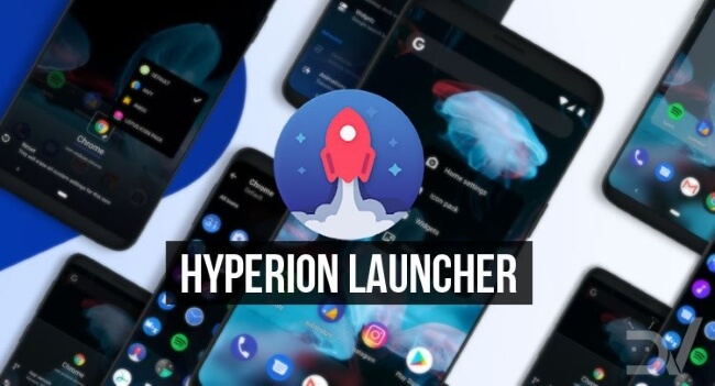 Hyperion Launcher Android Launcher Apps to have in 2019