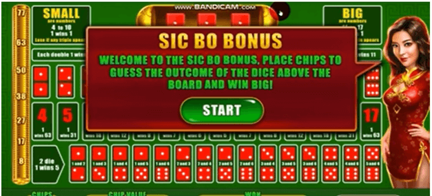 Playing Sic Bo at Slotomania casino app