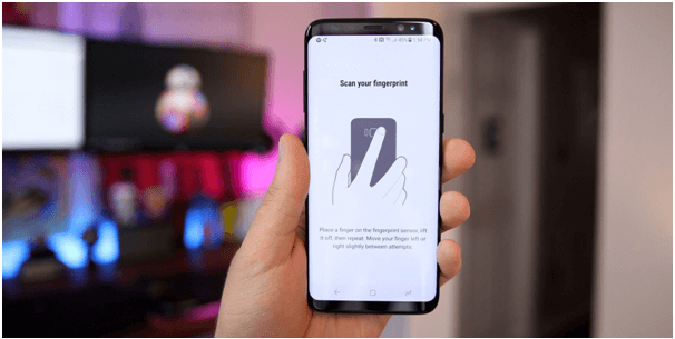 Samsung Galaxy S8 tips- Enable finger print