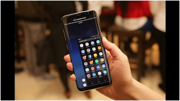 Samsung Galaxy S8- One hand mode