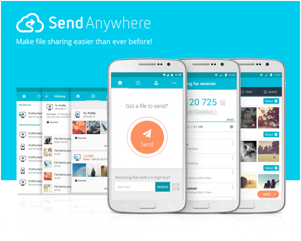 Send Anywhere app